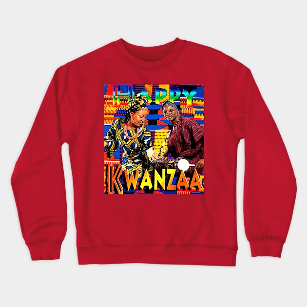 Happy Kwanzaa Crewneck Sweatshirt by Afrocentric-Redman4u2